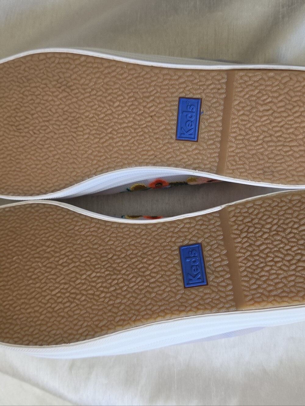 Keds x Rifle Paper Co. Triple Kick Citrus Garden Platform Sneakers Size 10 - Picture 10 of 16